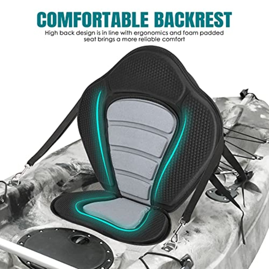 Deluxe Padded Kayak Seat with  - Fishing Kayak Storage Bag ulasan dan harga