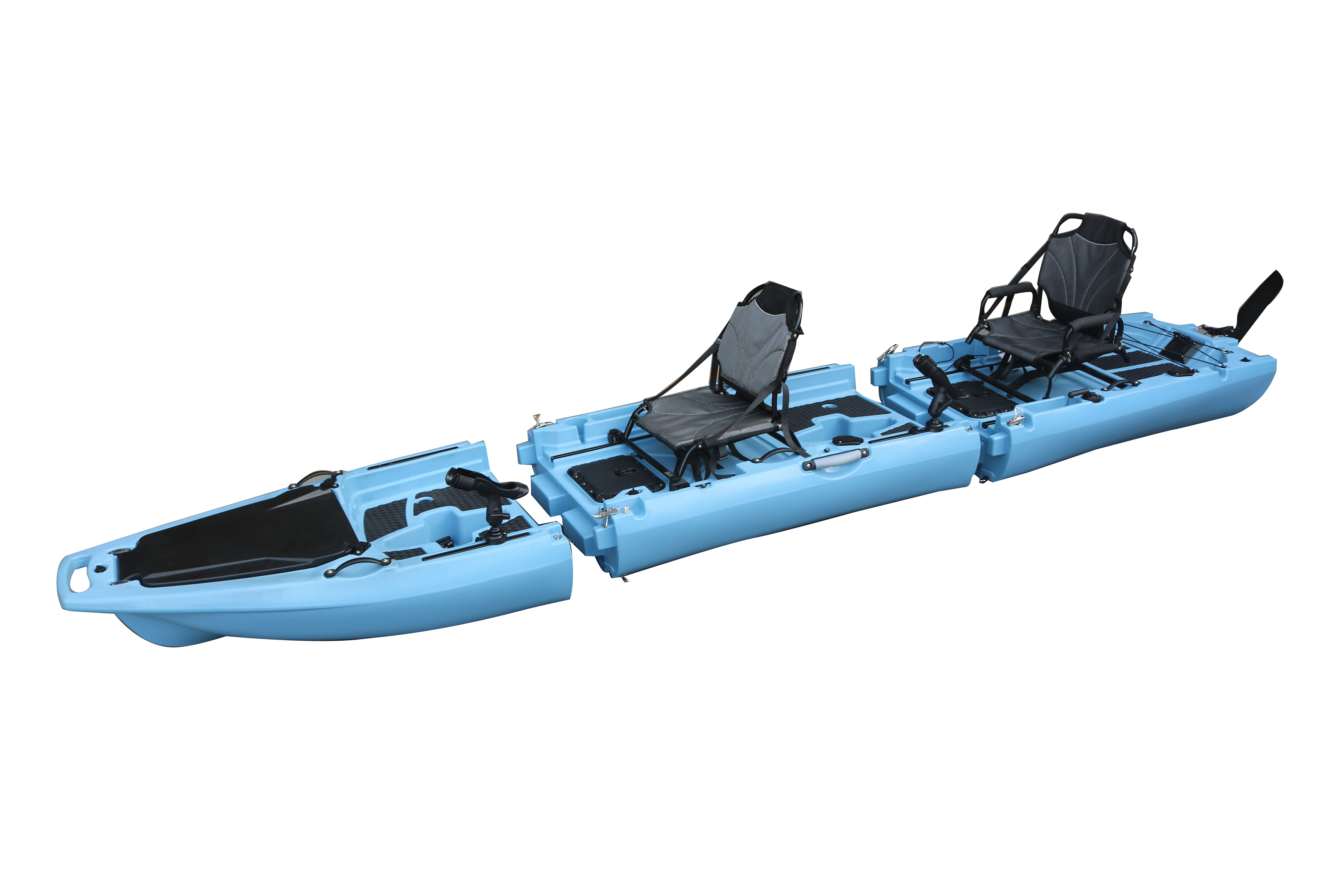 14FT 2 Person Detachable  Peda - Fishing Kayak Sit In ulasan dan harga
